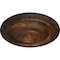 Ekena Millwork Traditional Ceiling Medallion (Fits Canopies up to 4"), Hand-Painted Rust, 14 3/4"OD x 1 3/4"P CM14TRRUS - alternate 4